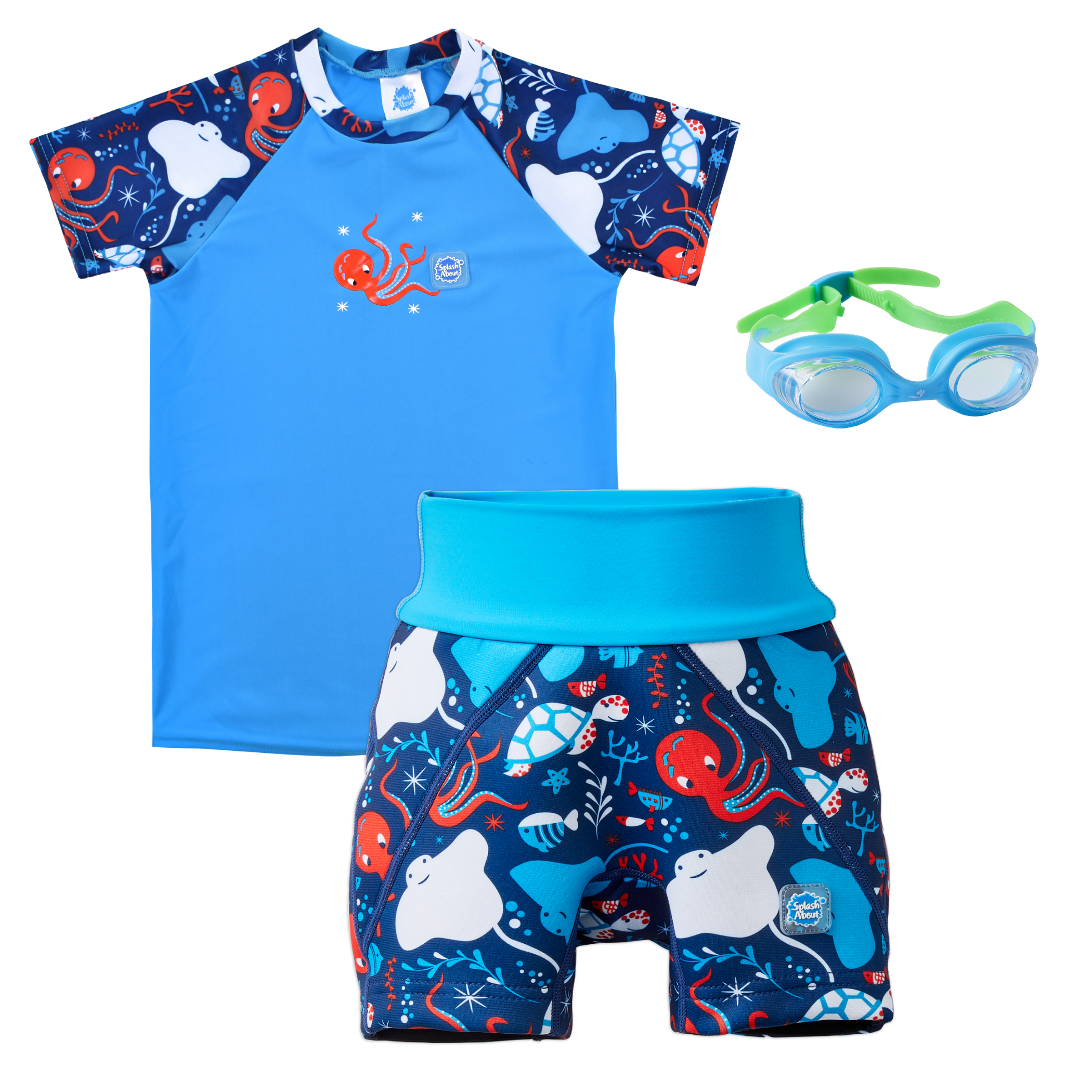 Splash Jammer Duo™, Rash Vest and Goggles Bundle