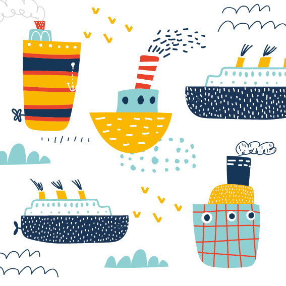 Tug Boats design swatch