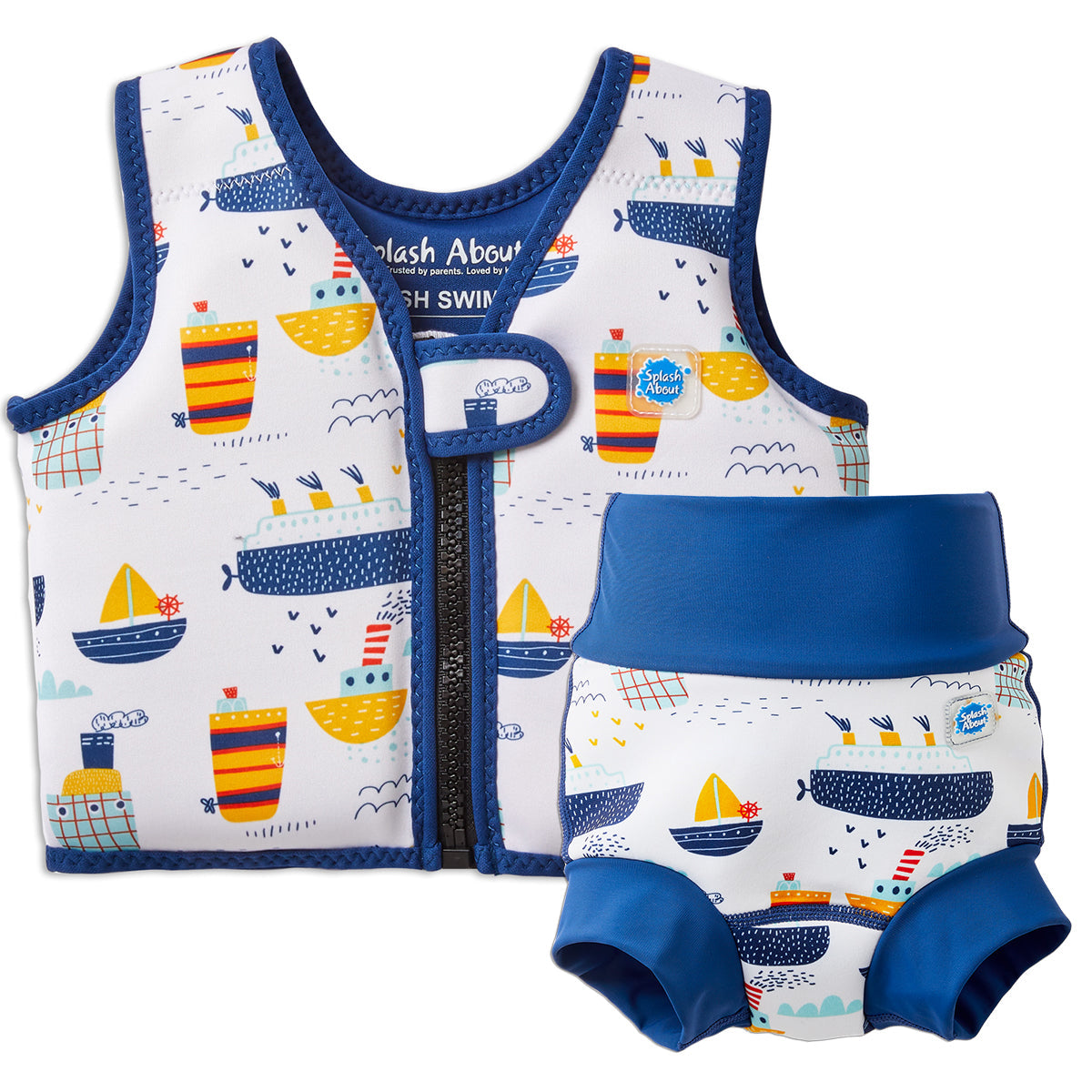 Happy Nappy Duo™ Swim Diaper & Go Splash Swim Vest Bundle
