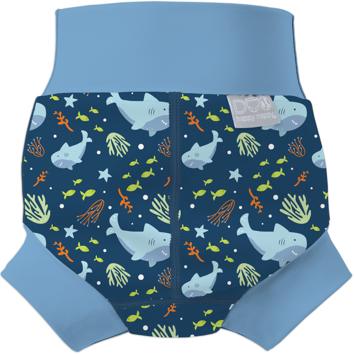 Happy Nappy Duo™ Swim Diaper Shark Reef