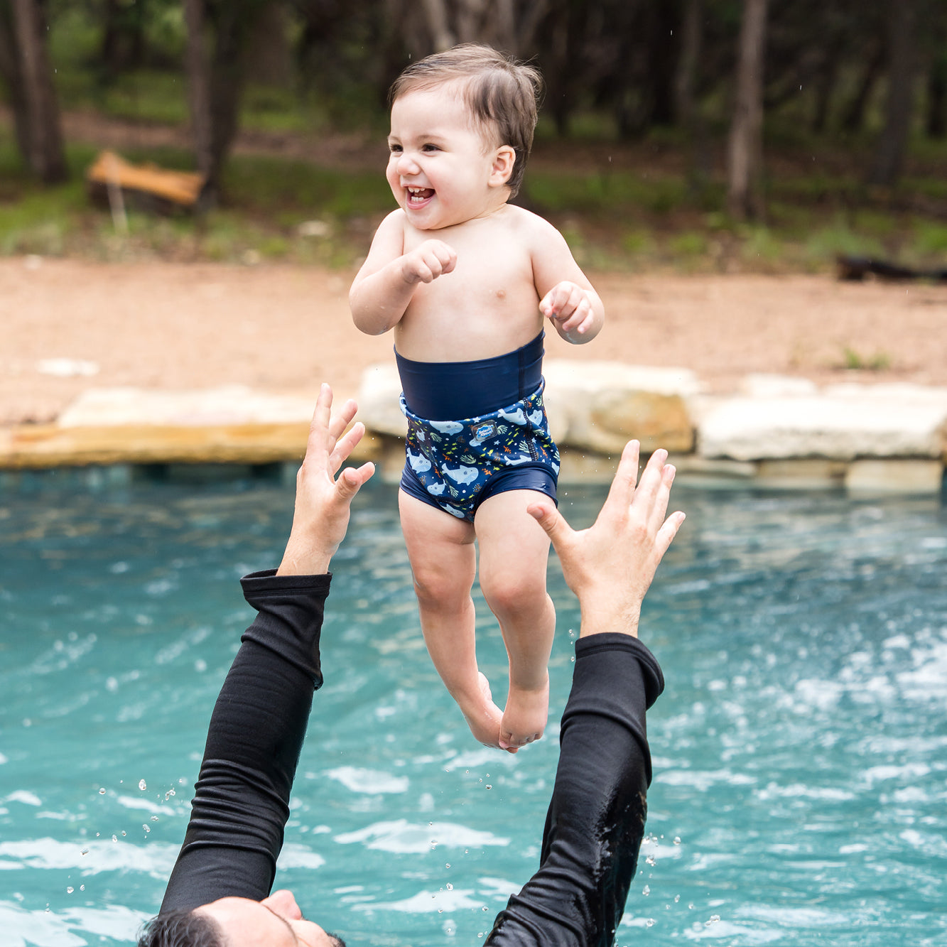 Happy Nappy™ Swim Diaper Shark Reef