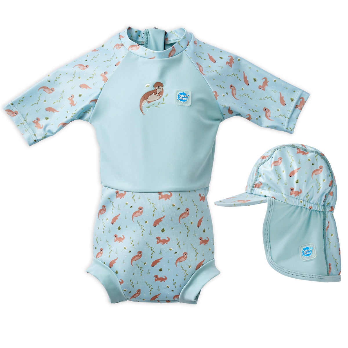 Happy Nappy™ Sunsuit & Legionnaire Hat Bundle