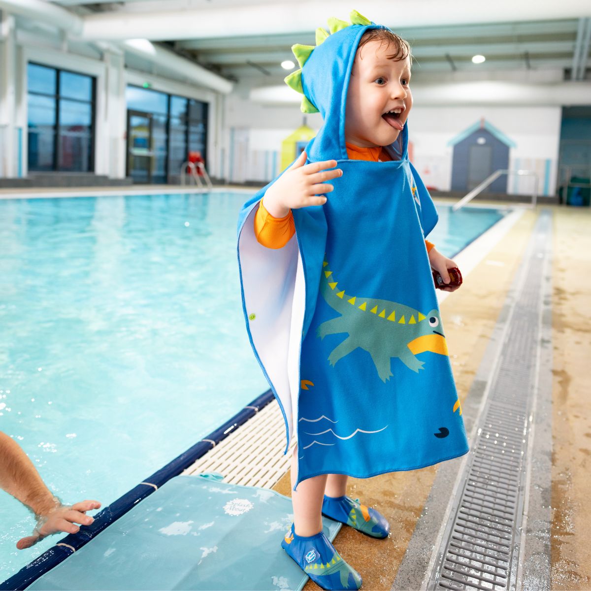Poncho Towel Crocodile Swamp