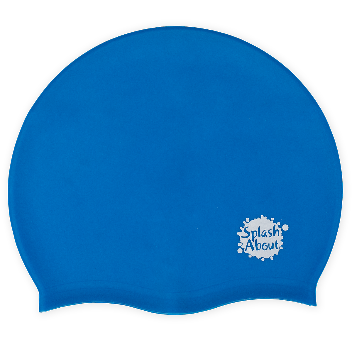 Junior Silicone Swim Hat - Blue
