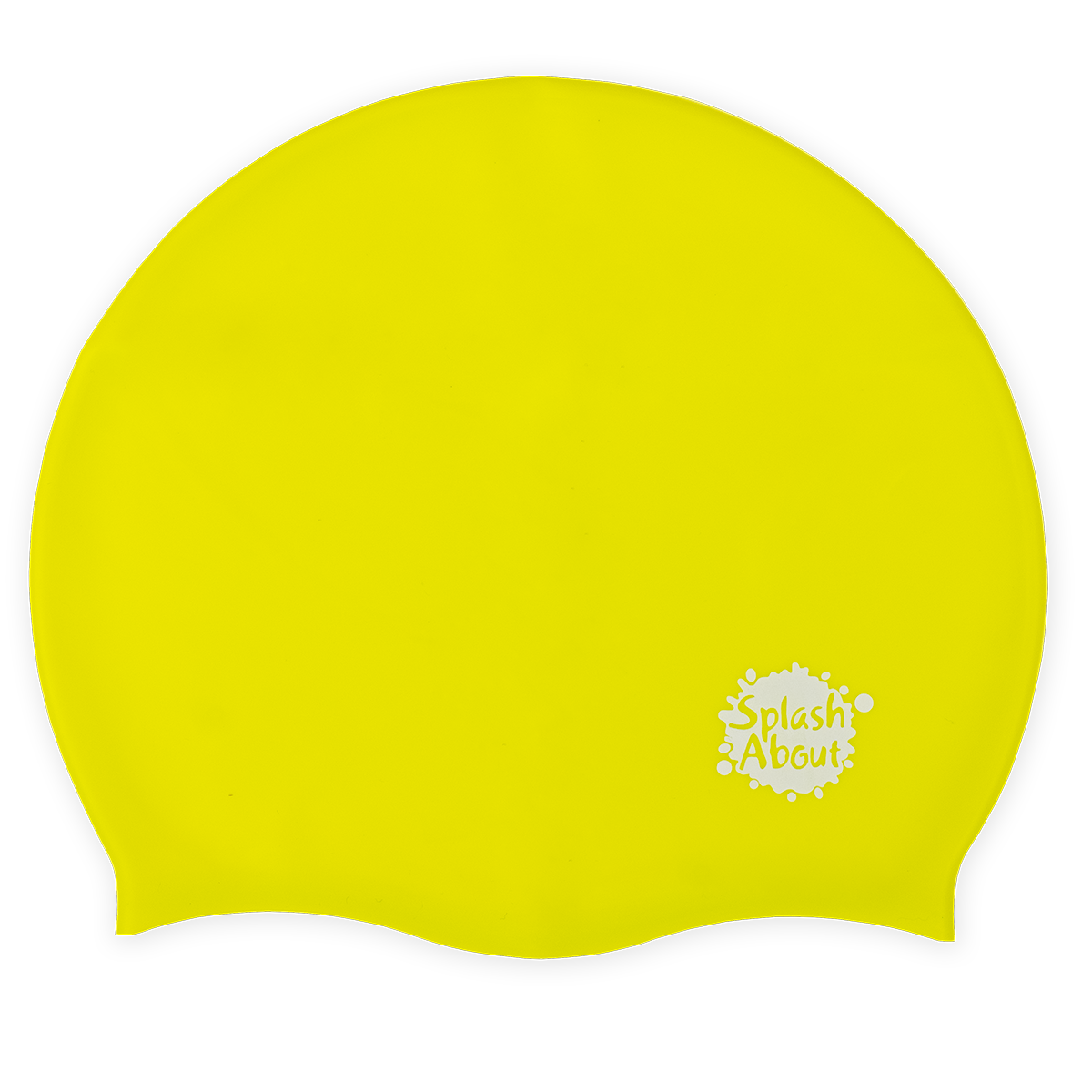 Junior Silicone Swim Hat - Lime