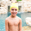 Junior Silicone Swim Hat - Lime