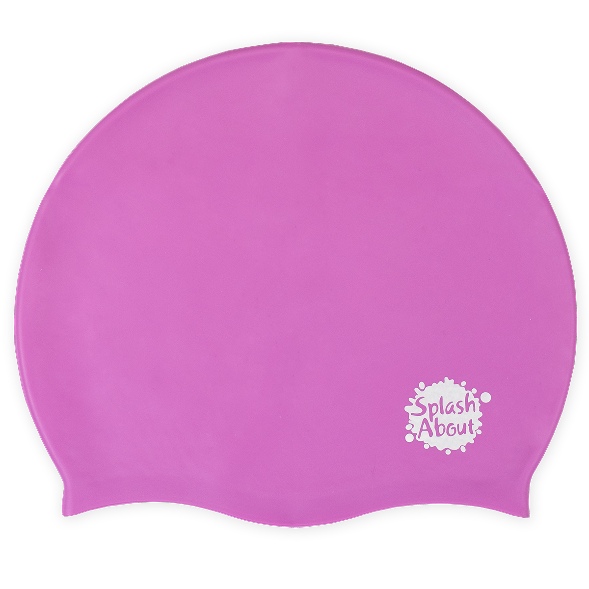 Junior Silicone Swim Hat -Purple