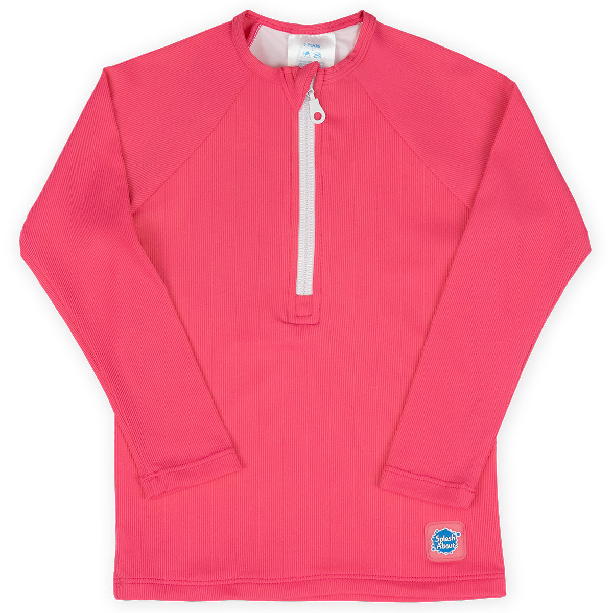 Premium Long Sleeve Rash Guard Neon Pink