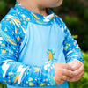 Long Sleeve Rash Guard Crocodile Swamp