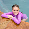 Premium Long Sleeve Rash Guard Lilac