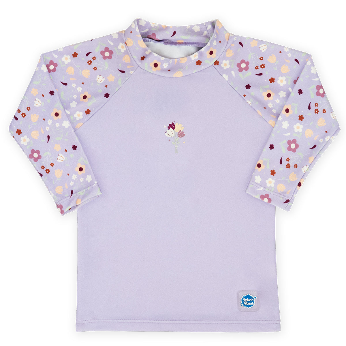 Long Sleeve Rash Guard Lilac Spring