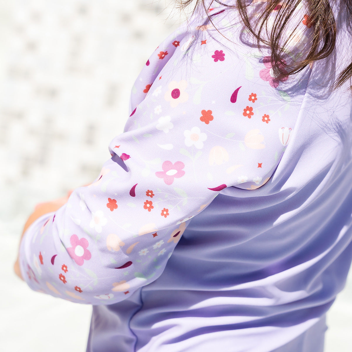 Long Sleeve Rash Guard Lilac Spring