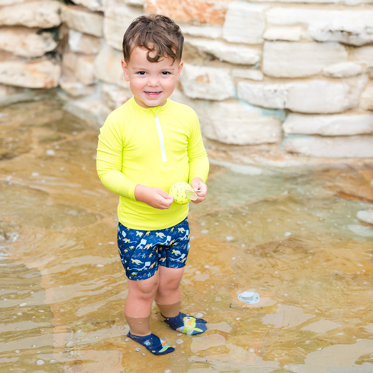 Premium Long Sleeve Rash Guard Neon Lime