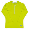 Premium Long Sleeve Rash Guard Neon Lime