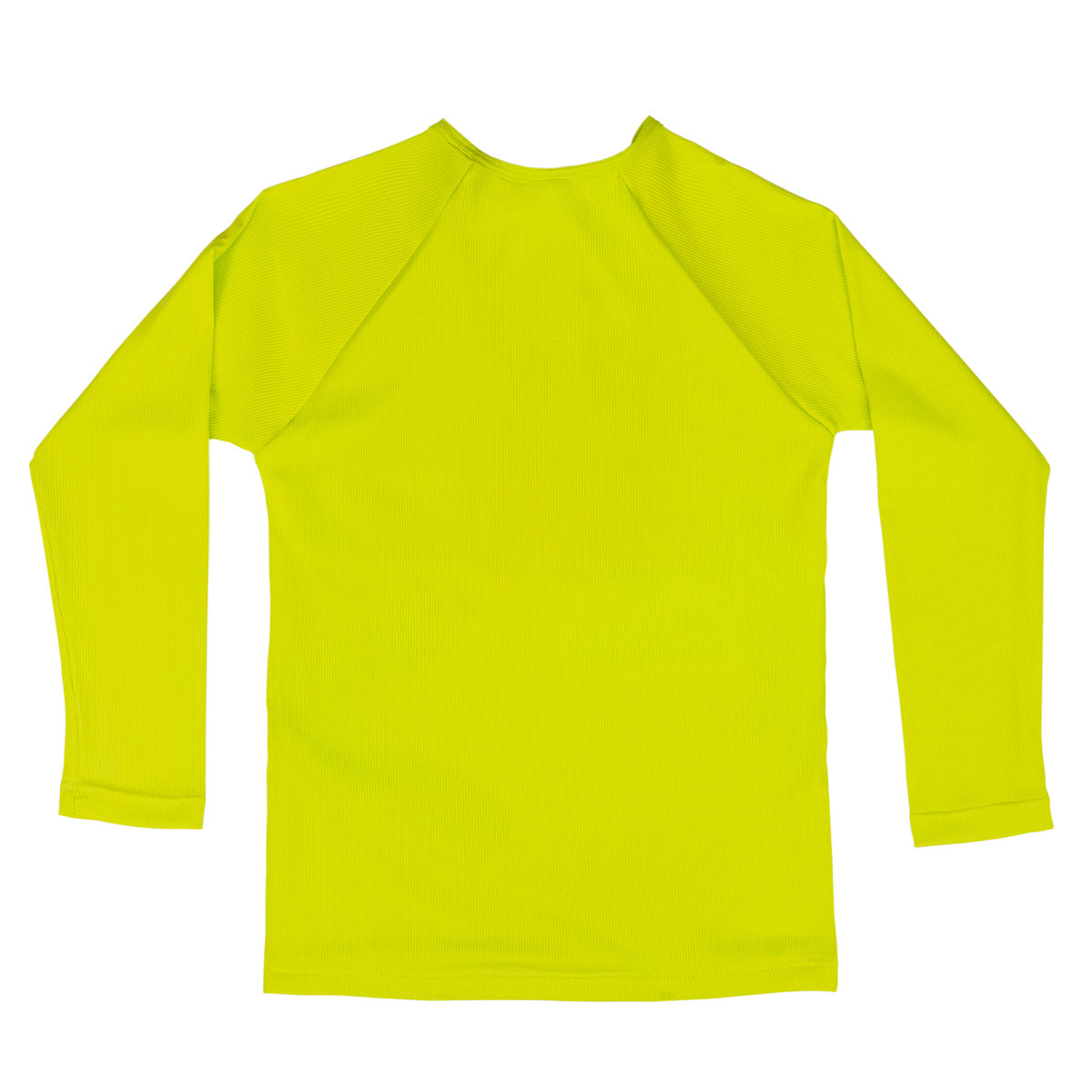 Premium Long Sleeve Rash Guard Neon Lime