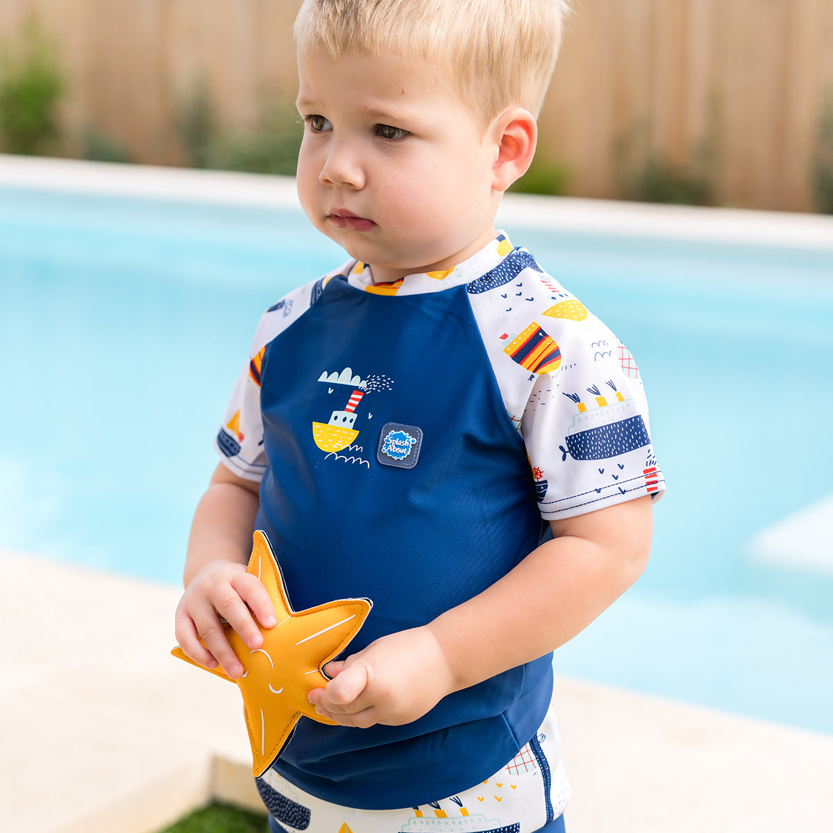 Toddler Splash Jammers™, Rash Vest & Go Splash Swim Vest Bundle