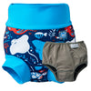 Happy Nappy™ Swim Diaper, Silver Lining Diaper Wrap Bundle