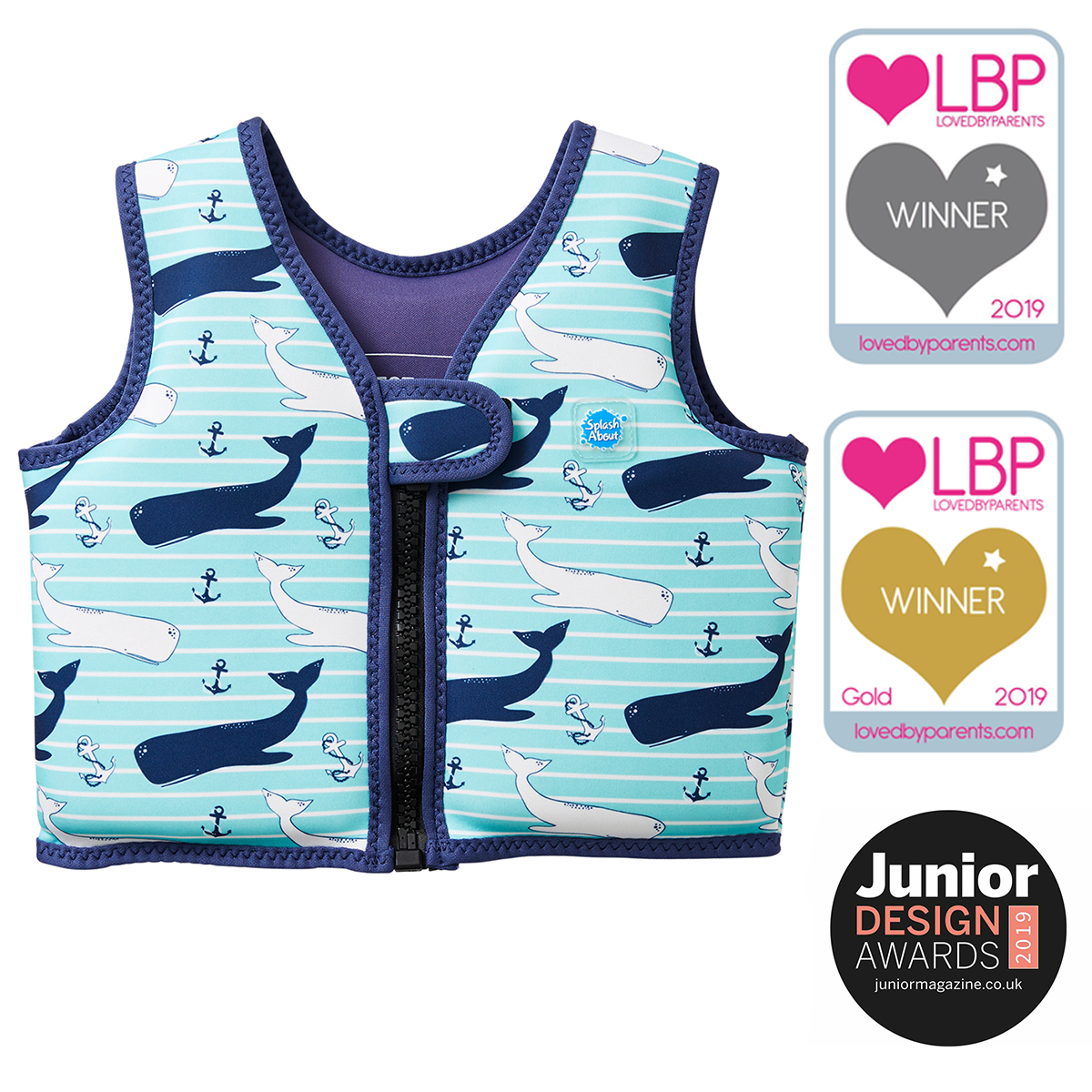 Go Splash Swim Vest Vintage Moby