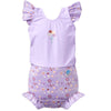 Happy Nappy™ Swimsuit with Frills Lilac Spring