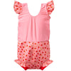 Happy Nappy™ Swimsuit with Frills Strawberry Field