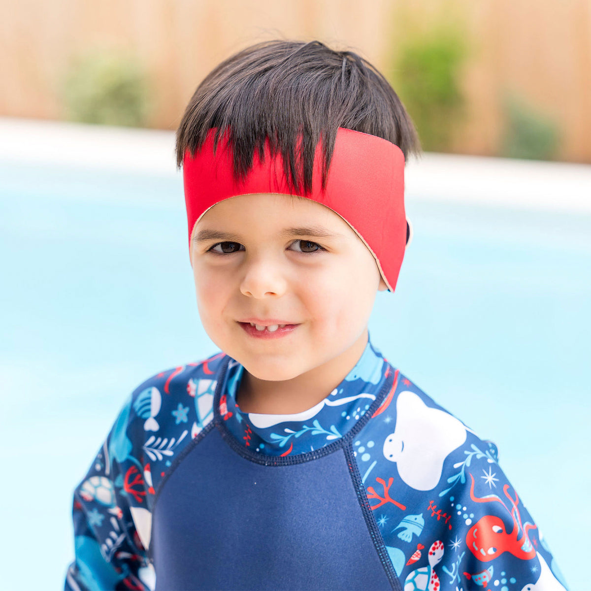 Swimming Headband- Red