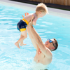 Happy Nappy Duo™ Swim Diaper Navy Yellow