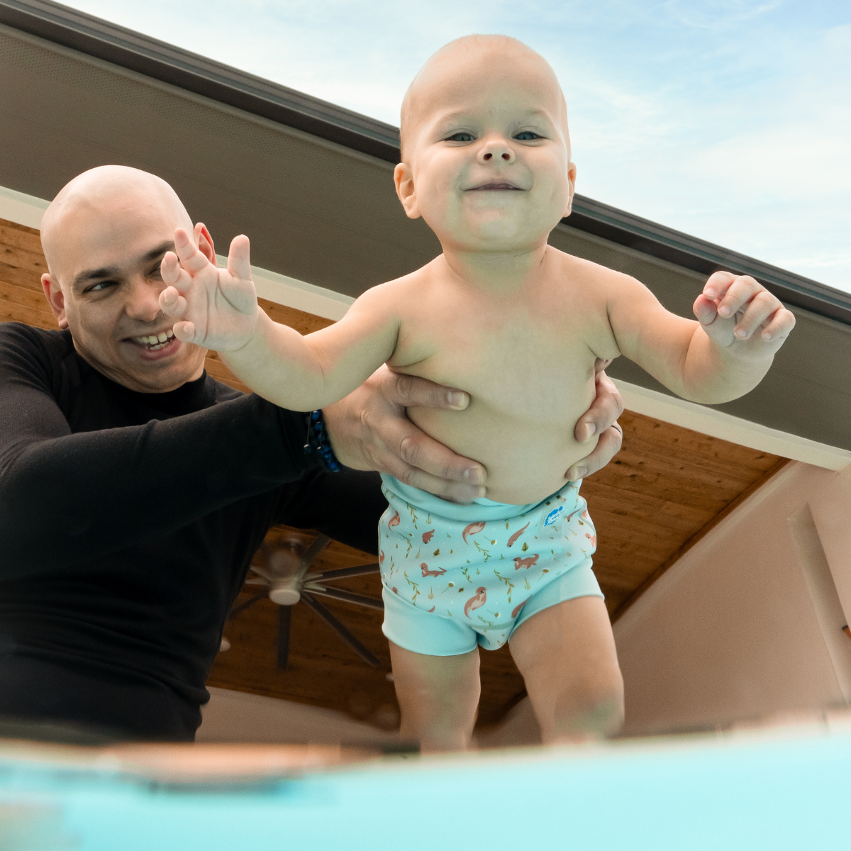Happy Nappy Duo™ Swim Diaper Playful Otters