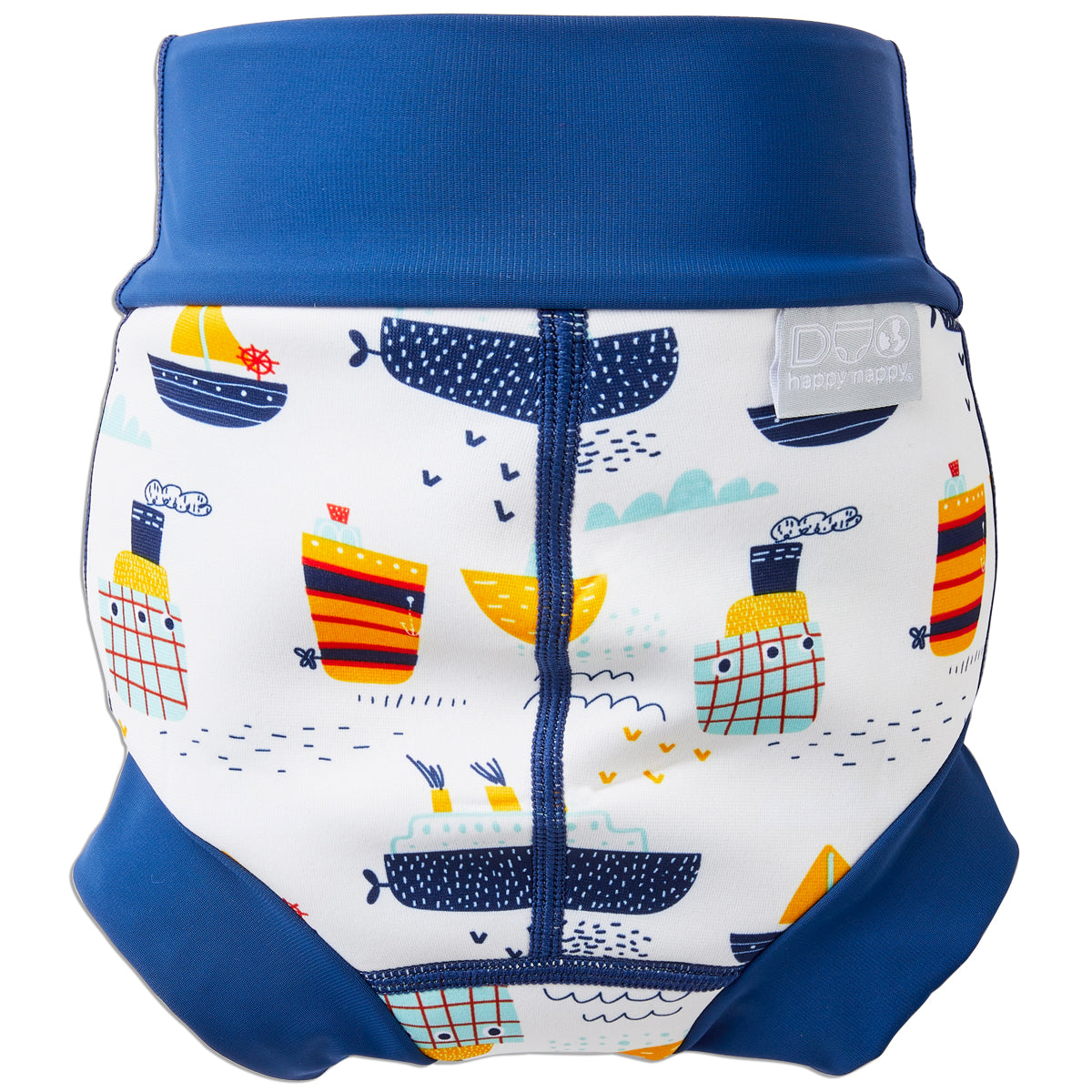 Happy Nappy Duo™ Swim Diaper Tug Boats