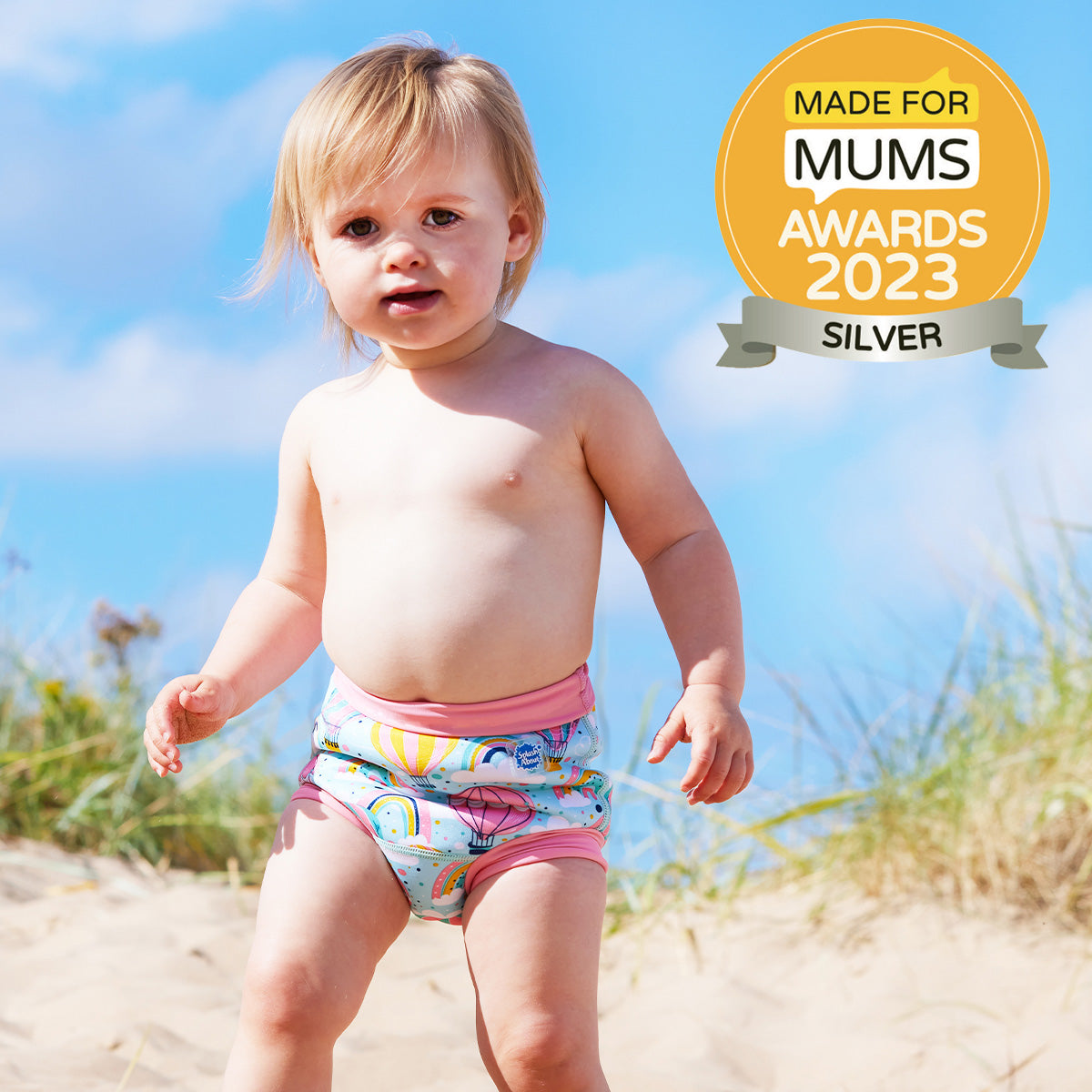 Happy Nappy Duo™ Swim Diaper Up & Away