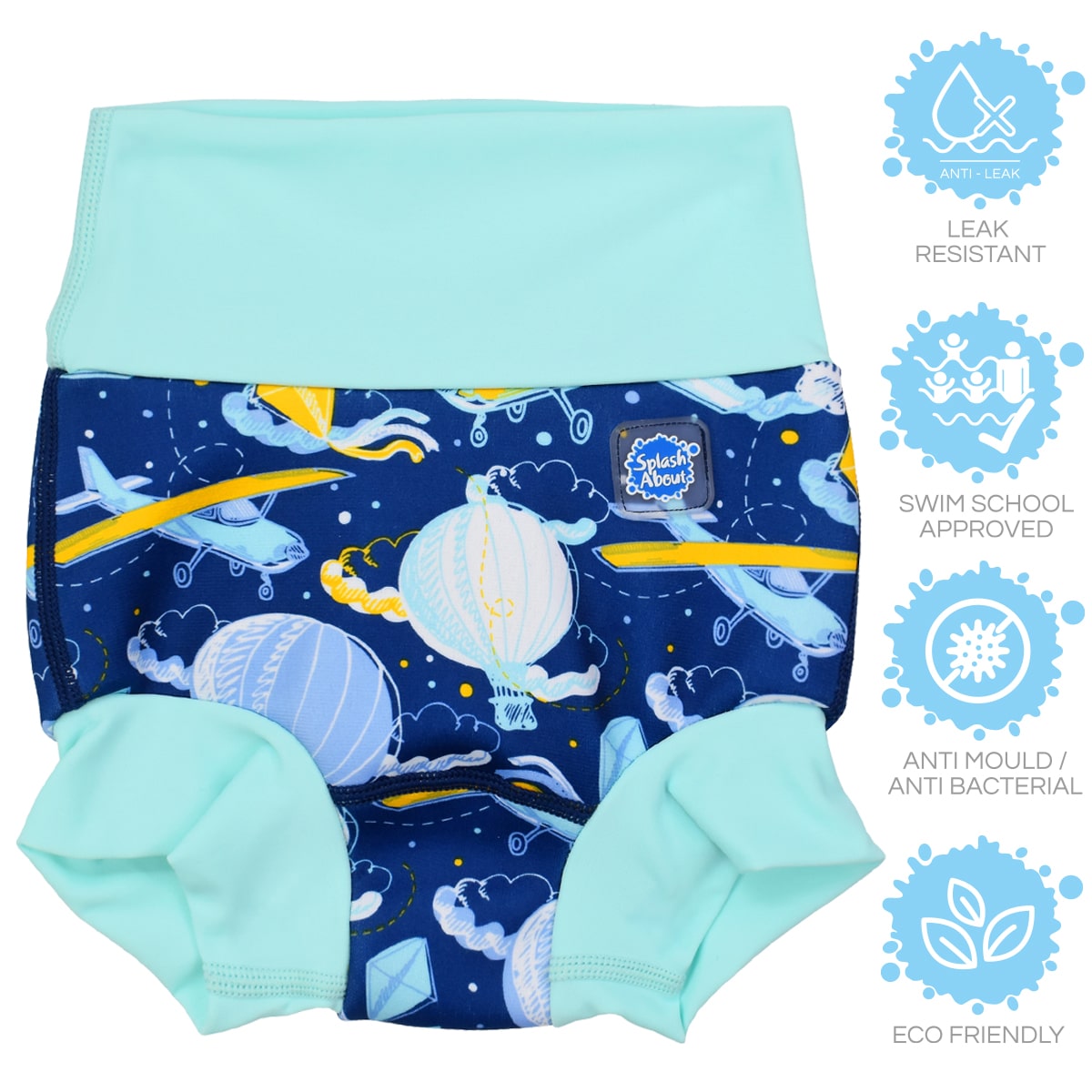 Happy Nappy Duo™ Swim Diaper Up in the Air
