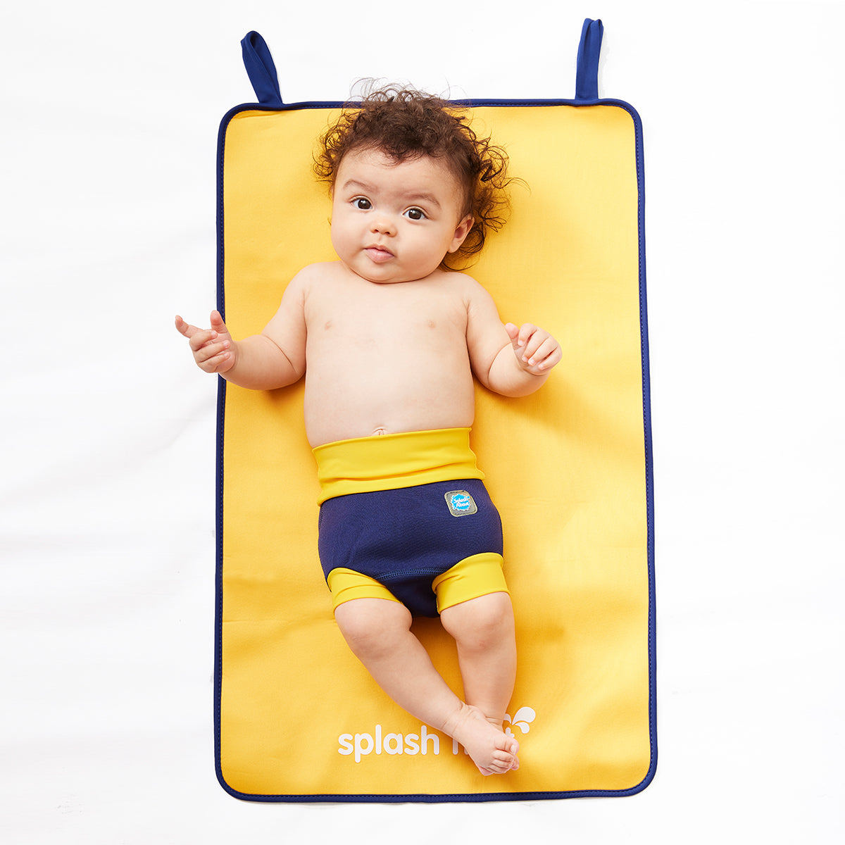 Happy Nappy™ Swim Diaper Navy & Yellow