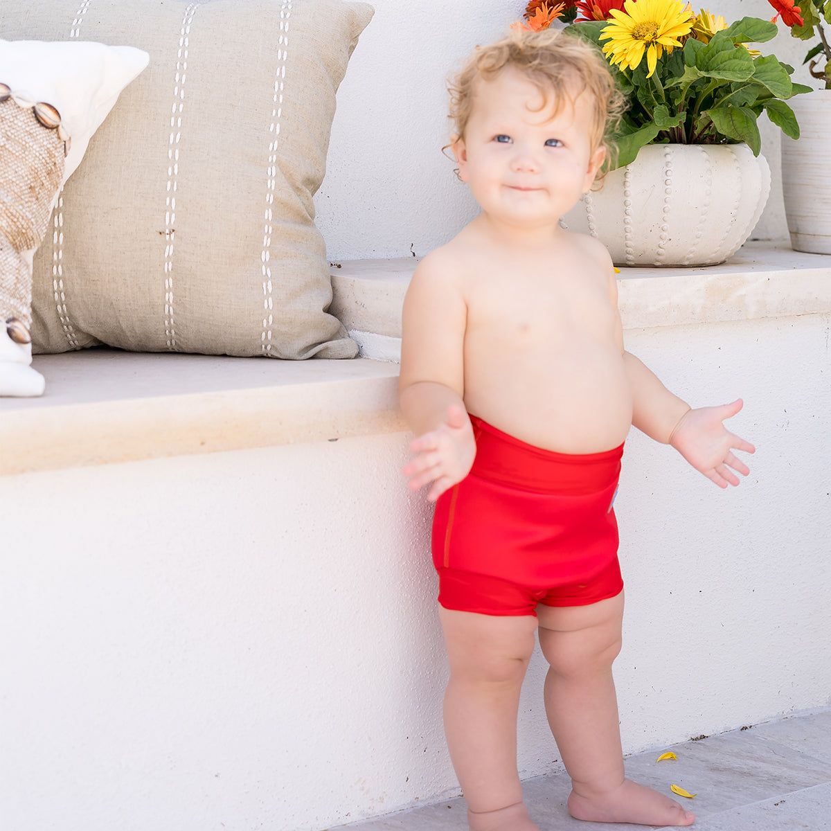 Happy Nappy™ Swim Diaper Red