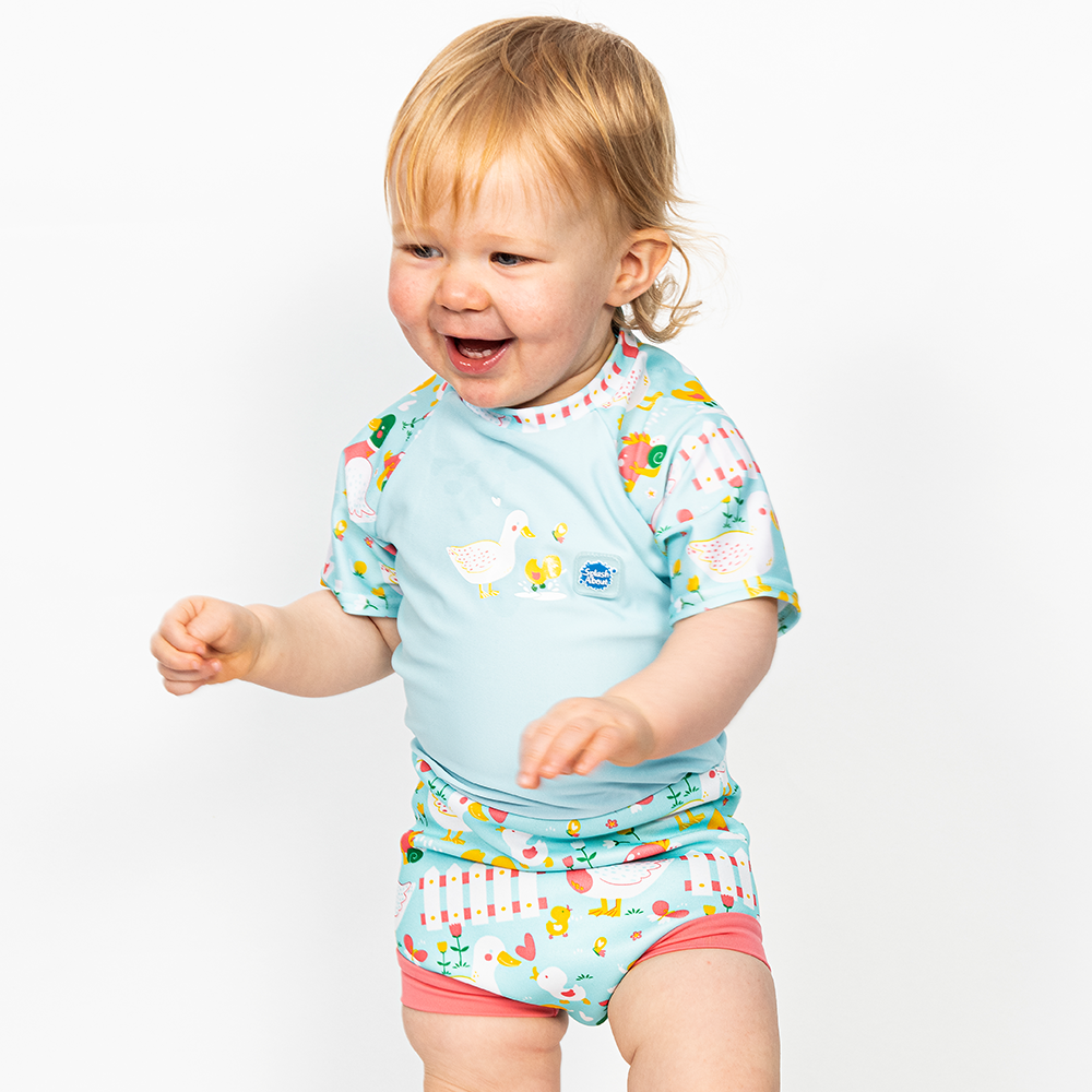 Happy Nappy ™ Sunsuit Little Ducks