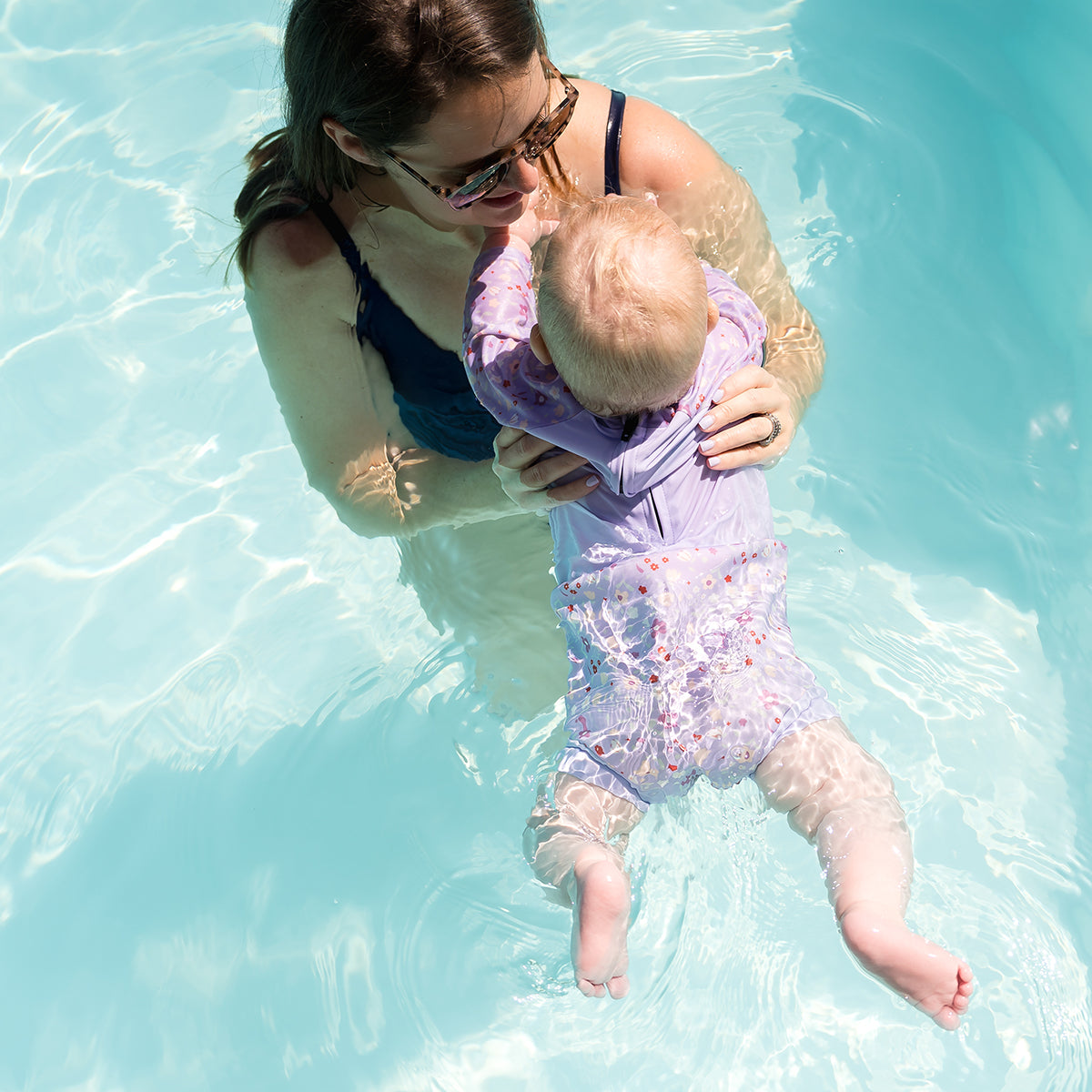 Happy Nappy™ Sunsuit Lilac Spring