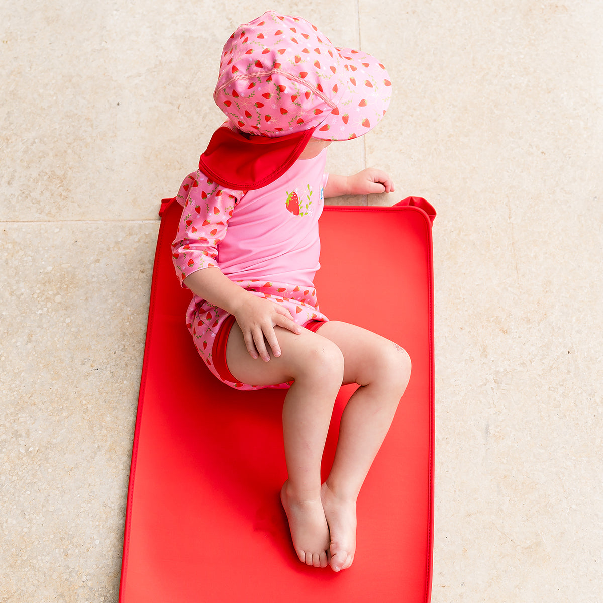 Happy Nappy™ Sunsuit Strawberry Field