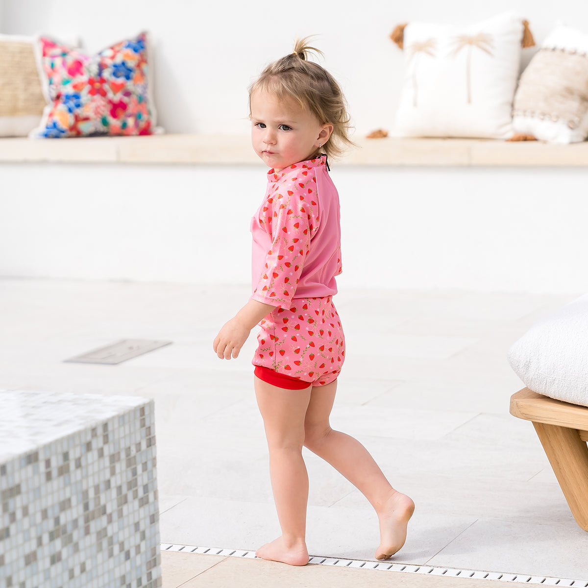 Happy Nappy™ Sunsuit Strawberry Field