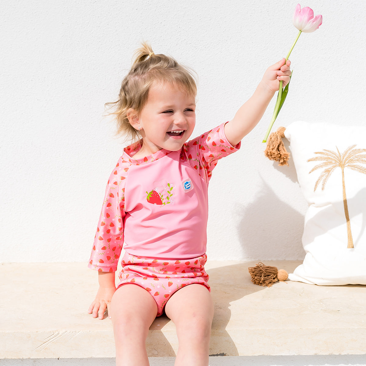 Happy Nappy™ Sunsuit Strawberry Field