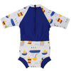 Happy Nappy™ Sunsuit Tug Boats