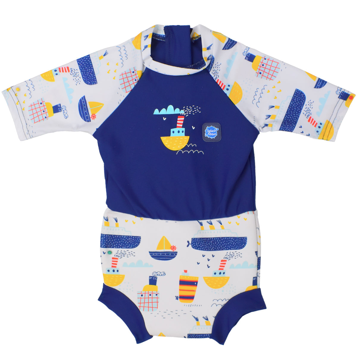 Happy Nappy™ Sunsuit Tug Boats