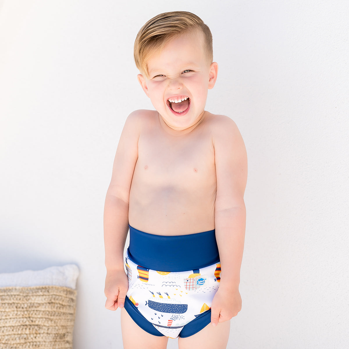 Happy Nappy™ Swim Diaper Tug Boats