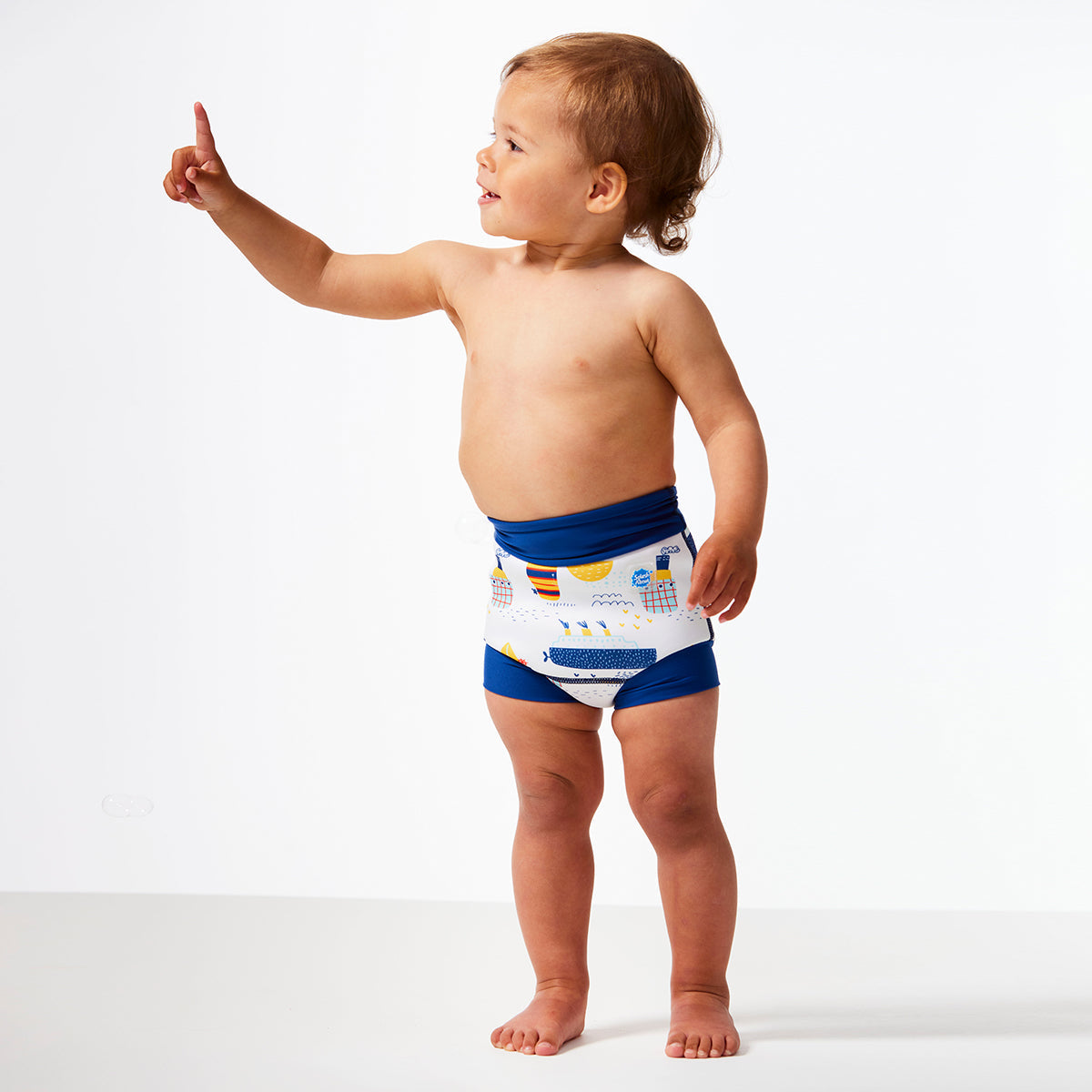 Happy Nappy™ Swim Diaper Tug Boats