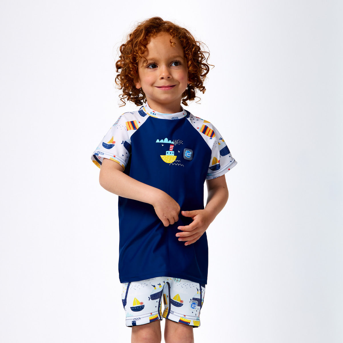 Short Sleeve Rash Vest Tug Boats