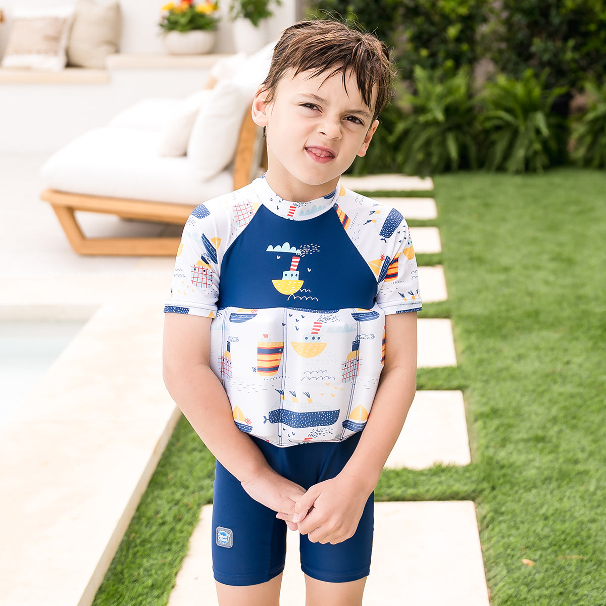 Sleeved Floatsuit Tug Boats