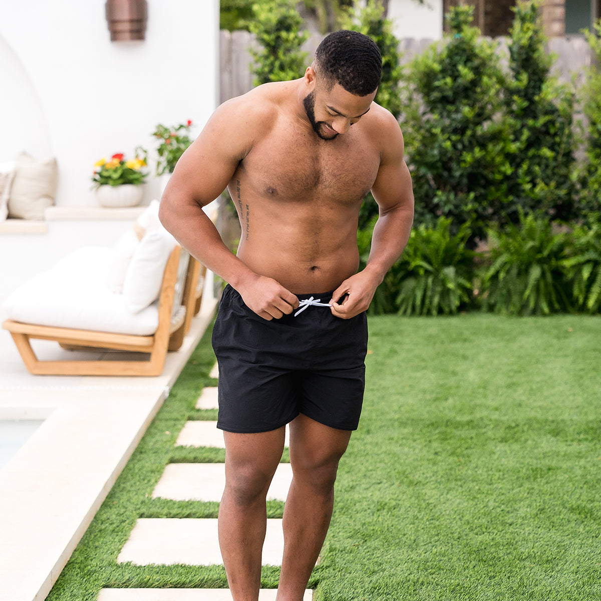 Mens Shorts & Happy Nappy™ Swim Diaper Bundle