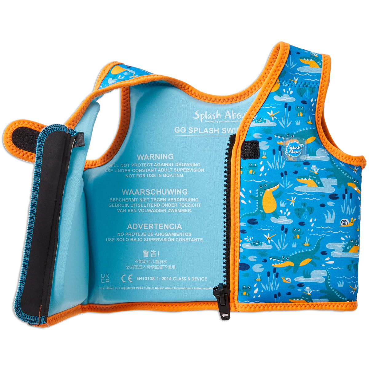 Go Splash Swim Vest Croc Creek