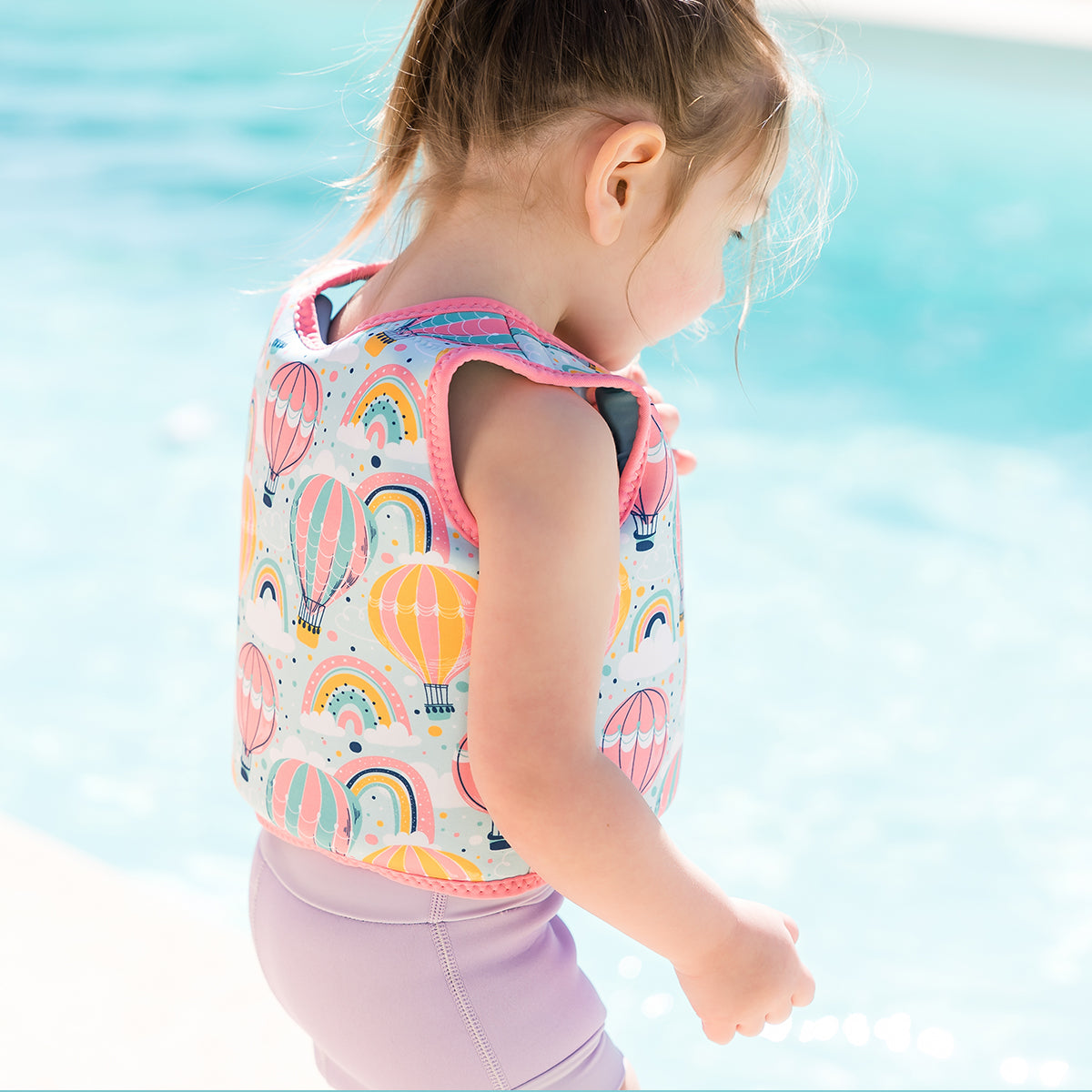Go Splash Swim Vest Over the Rainbow