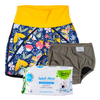 Toddler Splash Jammers™, Silver Lining Diaper Wrap & Diaper Liners Bundle