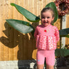 Sleeved Floatsuit Strawberry Field