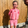 Sleeved Floatsuit Strawberry Field