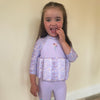 Sleeved Floatsuit Lilac Spring